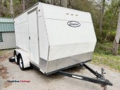 Leonard 7x12 cargo trailer tandem axle - (Columbia)