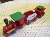 Wood Christmas Train - (Saratoga Springs)