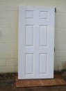 One New Shed Fiberglass Door w/Hinges, 36' x 72' - (Pine Grove, Pa)