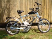 2-Stroke Motorized Bicycle, Blue - (Goodlettsville)