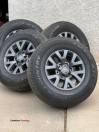Five Tacoma tires & wheels - (Albuquerque Nob Hill)