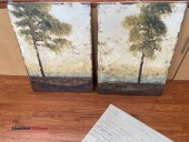 Two Tree Paintings