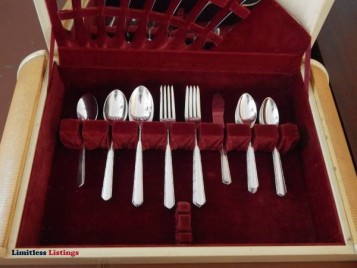 Gorham 1930 Silverplate Remembrance 35 piece set in original case - (Spotsylvania)