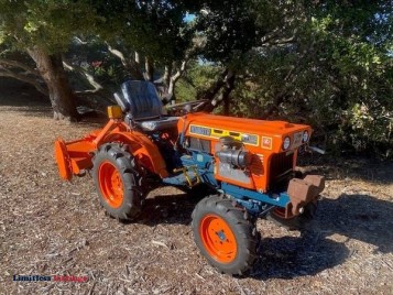 Kubota Tractor with Kubota Rototiller - (San Mateo)