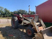 IH 656 with loader - (Bricelyn, MN)