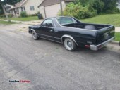 STOLEN : 1979 Chevy El Camino Shiny Black w/Red Interior Whitewalls 