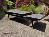 MCM coffee table, 57” by 22” by 14” tall - (Hazlewood)