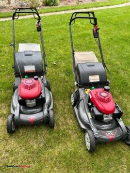 TWO Honda HRX217 Mowers / Read Description /  (Sinking Spring)